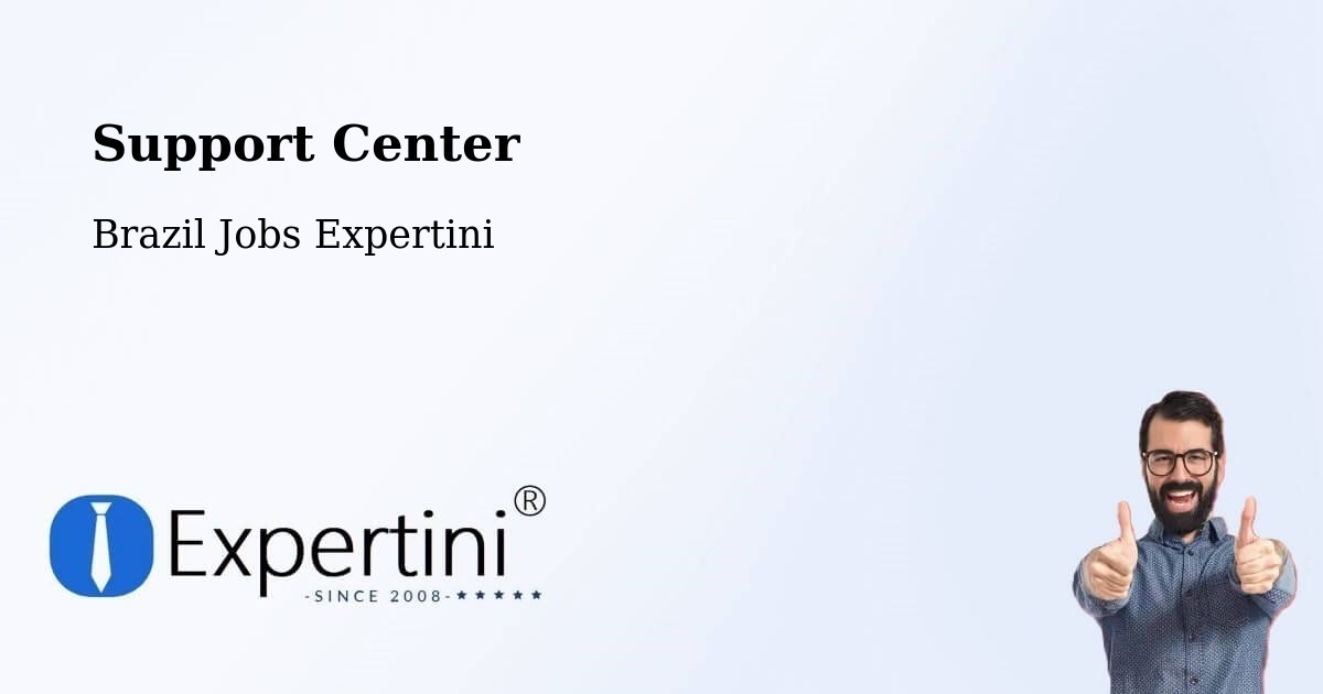 Support Services – Olho D'Água - Brazil Jobs Expertini